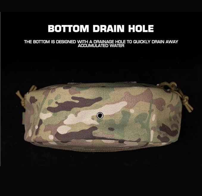 Tactical Sub Pouch Hunting Vest Fanny Pack Belly Bag Airsoft Vest Drop Underbelly Storage