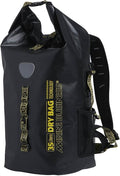 Marine Business Waterproof Backpack 35L Roll Closure IPX6 Dry Backpack Blue black Black