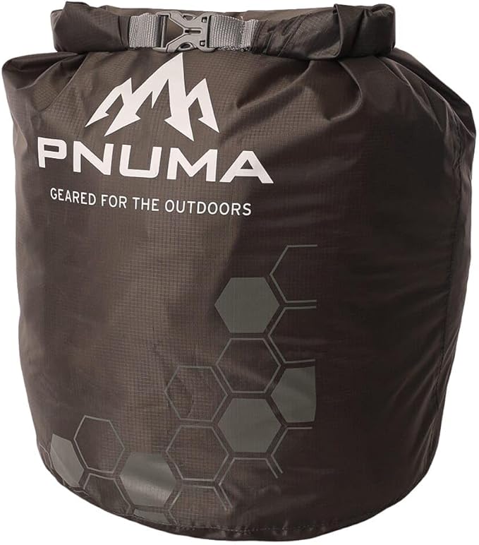 Pnuma Outdoors Dry Bag Waterproof Ripstop Fabric YKK Buckles Beluga (PDBAGLG)