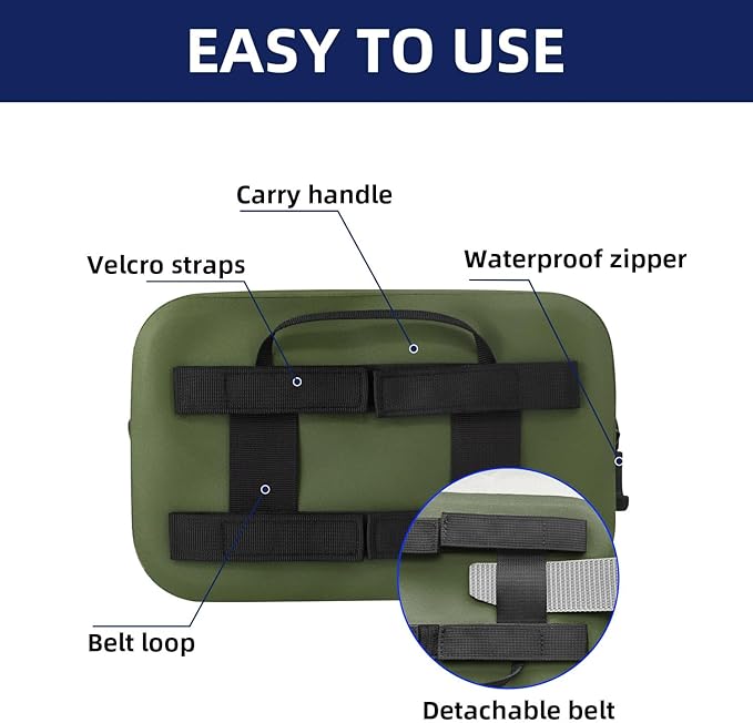 THURSO SURF Waterproof Fanny Pack Dry Bag Floating Pouch Bag Adjustable Waist Strap Keep Your Phone and Valuables Safe/Dry SUP Accessories for Kayaking Paddle Board Snorkeling Boating
