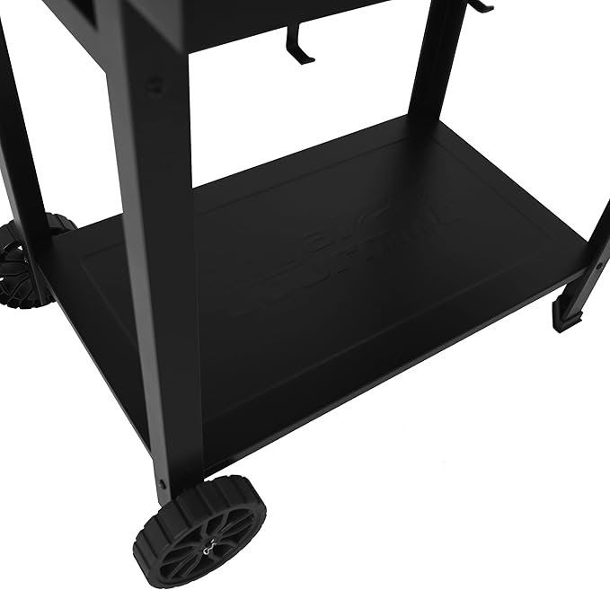 Royal Gourmet CC1830T 30-Inch Barrel Charcoal Grill with Warming Rack &amp Front Storage Basket Outdoor BBQ Grill with 627 sq. in. Grilling Area for Backyard Barbecue Cooking Party Black