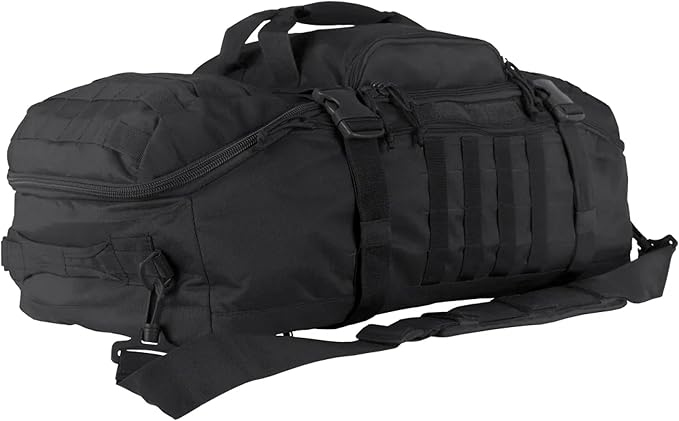 Fox Outdoor Products 3-In-1 Recon Gear Bag - Modular Bag w/Backpack Shoulder &amp Duffel Carry Options &amp Storage Customization