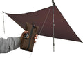 VIAM Outdoors Switchback Tan Tarp: Waterproof Camping Tarp for Hunting Glassing Hammock Rain Fly Ultralight Backpacking Gear Sun Shelter &amp Heavy Duty Outdoor Protection - 1.1oz
