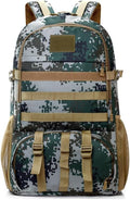 Tactical Backpack Military Molle Hiking 36-55L tactical camouflage outdoor sports camouflage bag hiking jungle camouflage dark green