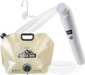 Portable Outdoor Shower Handheld Electric Shower+8L Water Bag IPX6 Waterproof USB Charging Compact and Lightweight Suitable for Outdoor Camping Beach Shower Hiking pet Bathroom