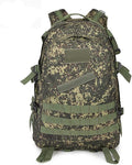 Outdoor Sports Pack Hiking Bag Tactical Rucksack Camo Knapsack Combat Camouflage Tactical 30L Molle 3D Backpack - Russian Camo