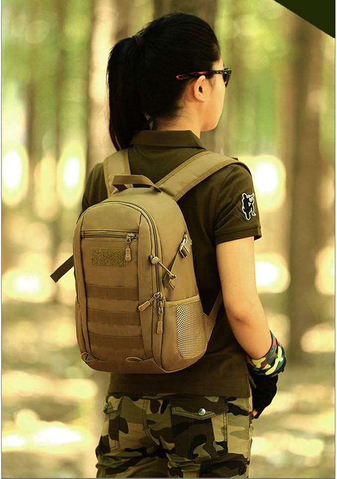 CREATOR Military Tactical Backpack for Men Mini Daypack Small Tactical Assault Bag for Hunting Camping Trekking