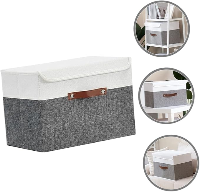 Clothes Organizer Bin Capacity Storage Box Cover for Wardrobe Toys and Books Multi-purpose Storage for Home Organization