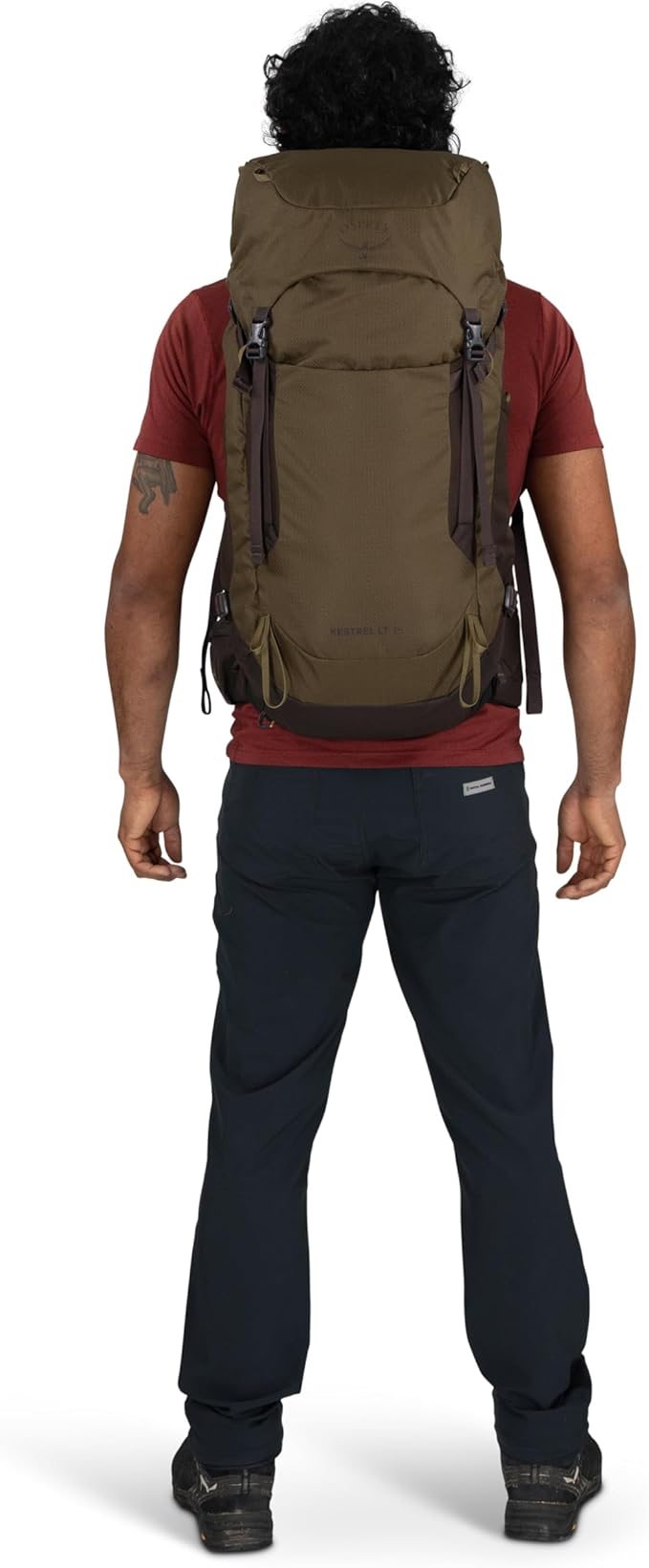 Osprey Kestrel LT 35L Men's Backpacking Backpack - Lightweight Hiking &amp Camping Bag with Waterproof Raincover Rays Blue