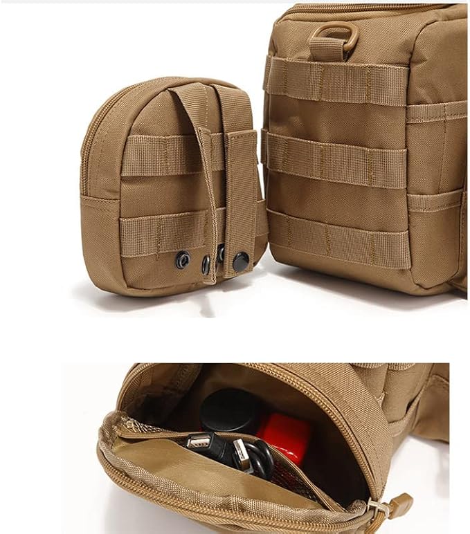 Outdoor Sports Hiking Sling Bag Shoulder Gear Pack Range Bag Molle Camouflage Tactical Versipack