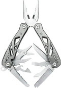 Multitool Pliers with Safety Lock Portable Stainless Steel Pliers Folding Knife Saw EDC Multi Tool for Outdoor Camping Fishing Hiking Man's Gift
