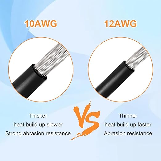 10AWG 40FT XT60 Solar Extension Cable 2 3 6 10 15 20 25 35 40 50 75 100FT XT60 Solar Extension Connector Adapter Thicker Cable Female to Male for Portable Power Station Solar Panel RC LiFePO4 Battery