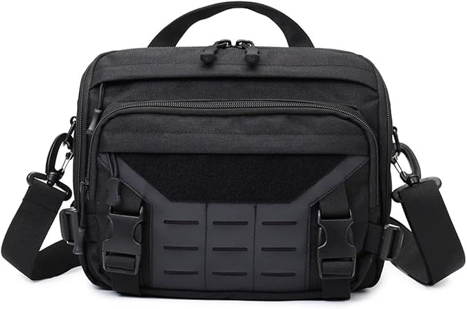 Tactical Molle Sling Bag Waterproof and Adjustable Military EDC Backpack Unisex for Camping Hiking Daily Use