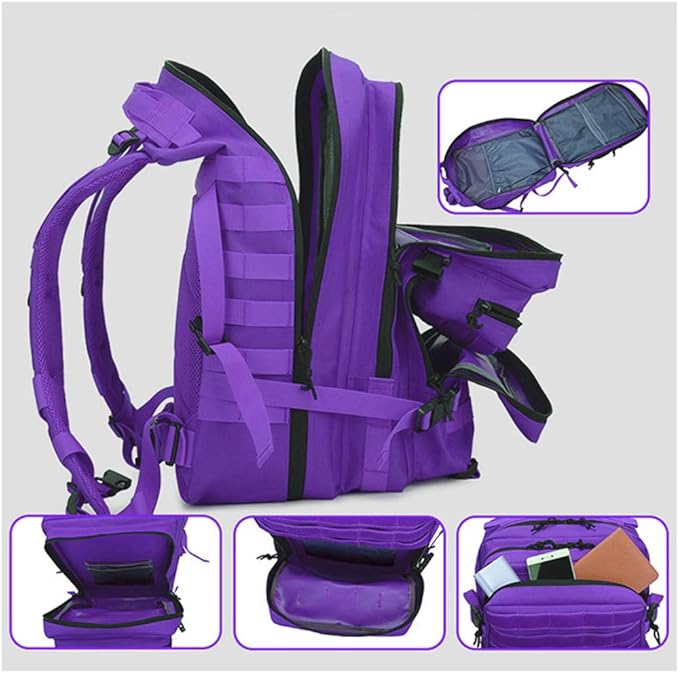 45L Military Backpack Tactica Rucksack Outdoor Assault Pack Hiking Travel Rucksacks