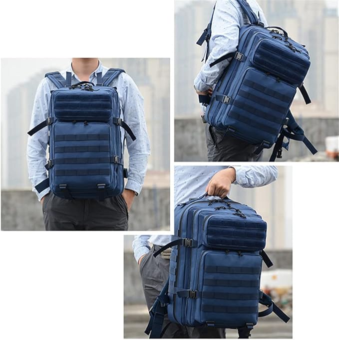 Military Tactical Backpack 45L Army 3 Days Assault Pack Bag Large Nylon 900D Mens Molle Rucksack