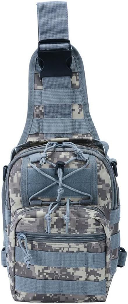 Tactical Sling Bag Pack Military Rover Shoulder Sling Backpack EDC Molle Assault Range Bag (ACU)