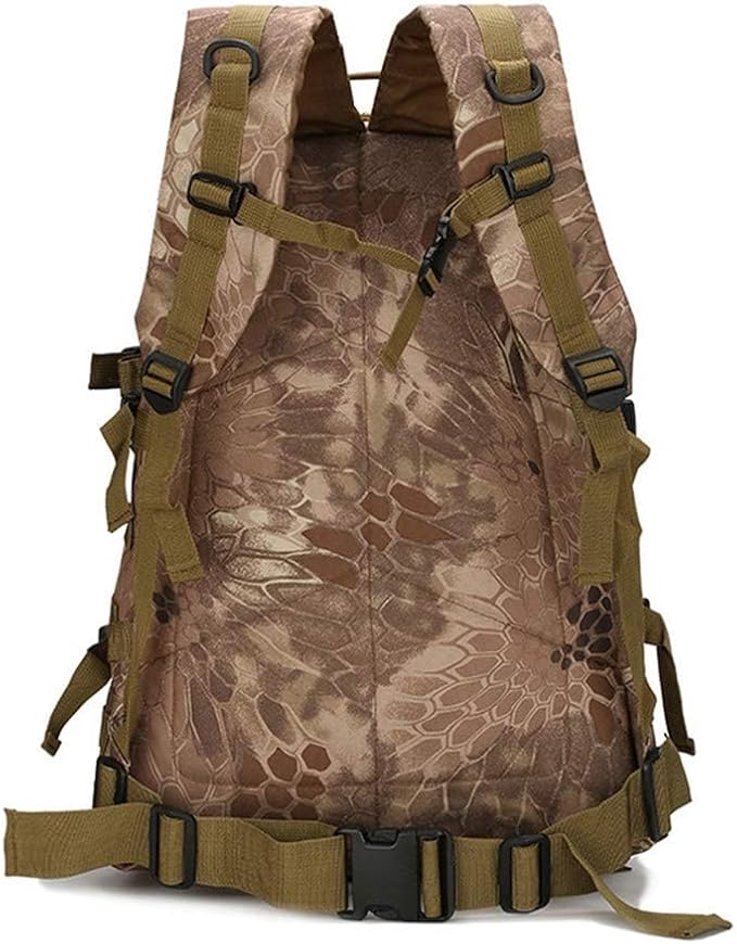 Men and Women Outdoor Camouflage Backpack Capacity Hiking and Camping Bag Multi-functional Storage Organizer 40L 3D Backpacks (A5 one size)