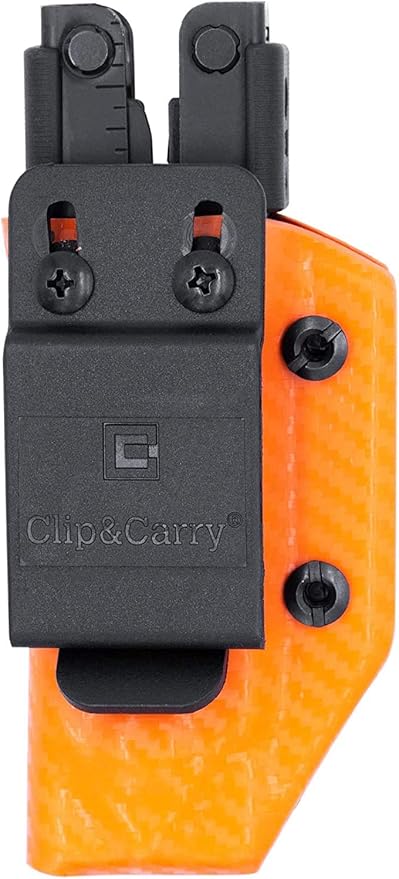 Clip &amp Carry Kydex Multitool Sheath for Gerber MP600 ~Fits bluntnose &amp needlenose Models~ Made in USA (Multi-Tool not Included) Multi Tool Holder Holster