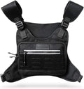 Chest Bag Utility Molle Rig Pouch with Hidden Compartment EDC Travel Pack for Running Hiking Workouts and Outdoor Activities