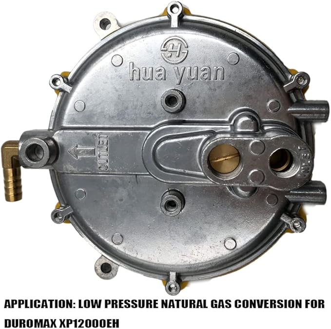 Natural Gas Conversion Kit Compatible with Duromax XP12000EH Generator 12KW LP 18HP Dual Fuel LP