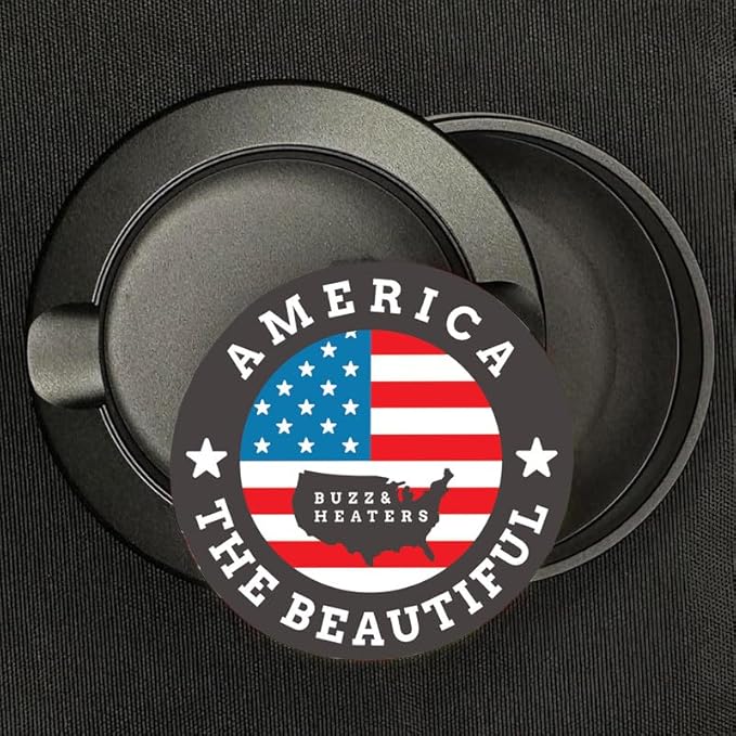 Buzz &amp Heaters Metal Container for Zyn | Holder | Can | Pouch | Americana Gifts | America the Beautiful