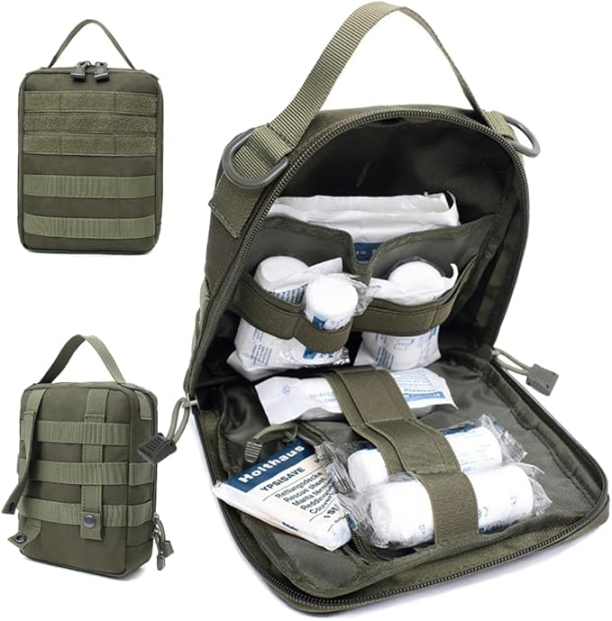 MOLLE First Aid Medical Pouch Tactical Vest Attachments Pack Military Outdoor Sport Tools Holder Case Carrier Sundry Bag Hydration