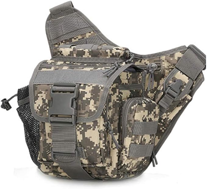 Sunnystacticalgear Outdoor Sports Hiking Sling Bag Shoulder Gear Pack Chest Range Bag Molle Camouflage Tactical Versipack - ACU