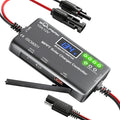 SOLPERK MPPT 10A 12V Solar Charge Controller with LCD Display Solar Panel Charge Controller with Type-C and USB Output for Solar Panel Regulator Gel AGM Lead-Acid Lithium LiFePO4 Battery