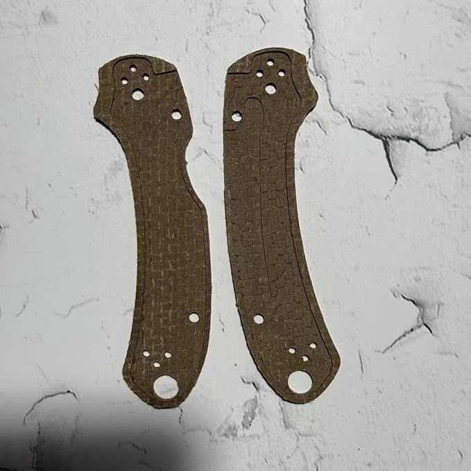 1 Pair CNC Micarta Linen Scales Handle Replacement Fits for C223 Para3