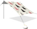 Beach Canopy with Windproof Ropes &amp Sandbags Beach Tent Sun Shade Sun Shelter for Camping Trips Fishing Backyard Fun or Picnics Pine Tree