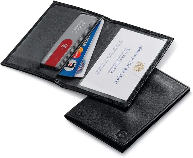 Victorinox 4.0873.V V4.0873.V Pouch for Swisscard of Leather Imitation Black