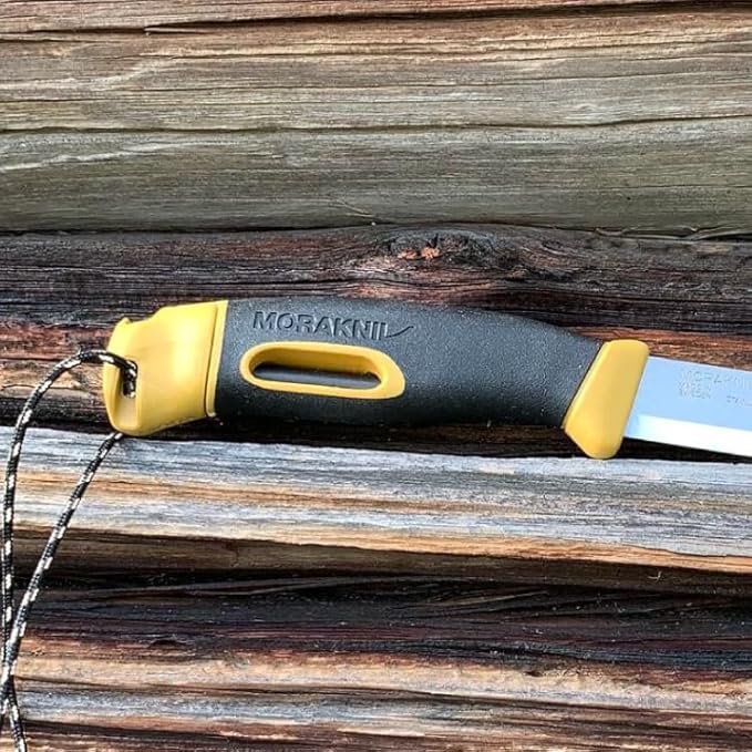 Morakniv Companion Spark 3.9-Inch Fixed-Blade Outdoor Knife and Fire Starter