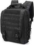 Military Tactical Backpack Army 3 Day Assault Pack Molle Bug out Bag Backpacks Computer Package For Men (Black)