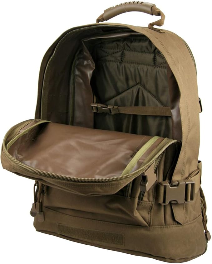 3 Day Tan Expandable Tactical Camping and Hiking Backpack Military Trekking Bag