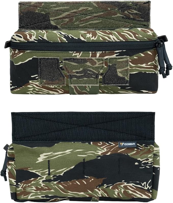 IDOGEAR Tactical Drop Pouch with Hook and Loop for JPC CPC AVS Vest Utility Tool Pouch Fanny Pack