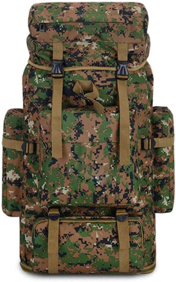 Large-Capacity Travel Bag Outdoor Backpack Men and Women 85L Camouflage Luggage Bag Hiking BackpackC