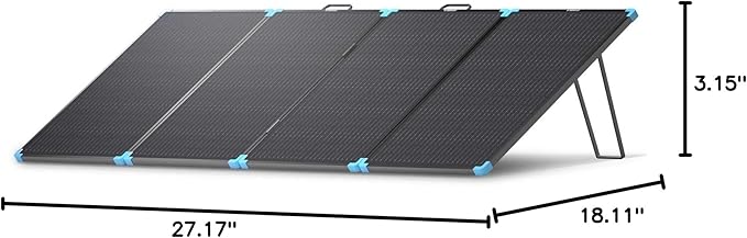 Renogy 220W Portable Solar Panel Suitcase 23% High Efficiency Foldable Solar Charger for Power Station Durable for Decades with Sturdy Kickstands IP67 Waterproof for RV Camping Off-Grid Blackouts