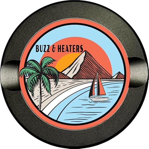 Buzz &amp Heaters Metal Container for Zyn | Metal Holder for Zyn |Metal Can for Zyn | Metal Cases for Zyn Holder | Metal Pouch Cans for Zyn | Offshore Beach &amp Sailboat