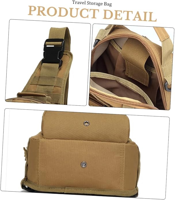 LIFKOME Chest Bag Chest Rig Chest Bag Hands Travel Organizer Pouch Shoulder Bag for Men Travelling