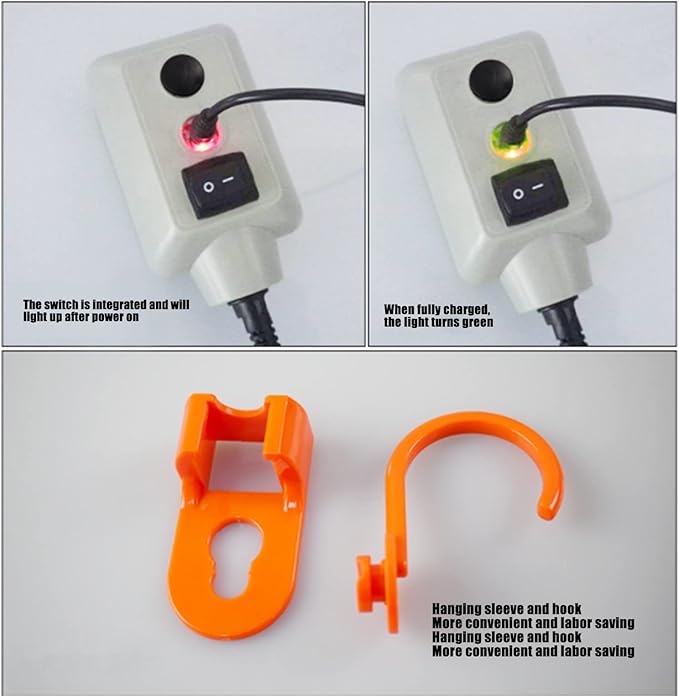Portable Camping Shower Universal DC3.7V USB Rechargeable Camping Shower Kit for RV Yacht Car Built in 2000mAh Rechargeable Battery