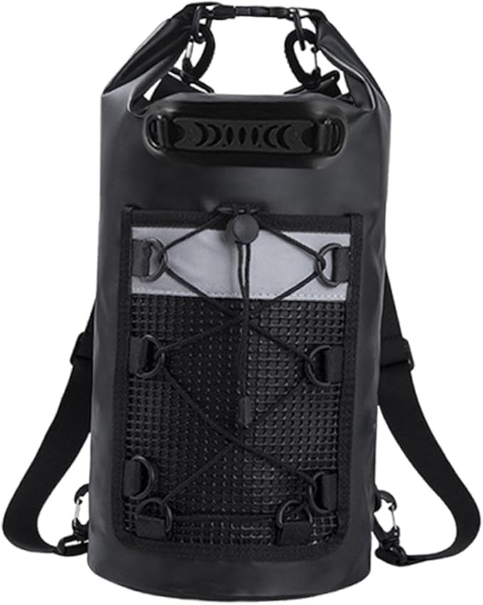 Dry Bag Storage Bag Keeps Gear Dry 10L Lightweight Comfortable with Handle for Camping Men/Women Boating Hiking Rafting Black