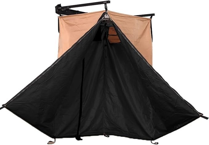 Quick Assembly Vehicle Mounted Shower Shelter Fast Setups Enclosure for Family Camping Adventures Vehicle Tent