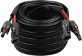 10AWG Solar Cable - 40FT Solar Panel Extension Cord 10 Gauge PV Wire with Flame Retardant Protective Sleeving Female &amp Male Waterproof Connector for RV Photovoltaic Systems Solar Panels (40 Feet