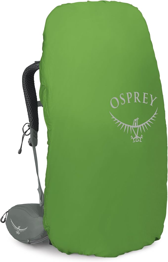 Osprey Kyte 58L Women's Backpacking Backpack - Hiking &amp Camping Bag with Waterproof Raincover Rocky Brook Green Medium/Large