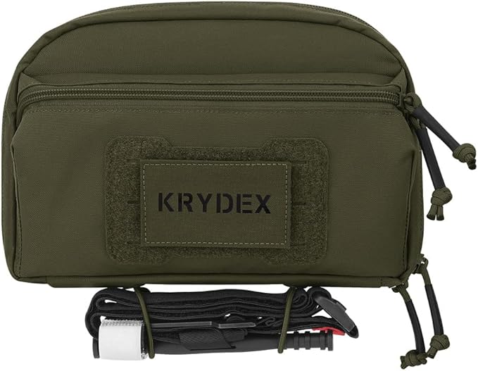 KRYDEX Tactical Admin Pouch with Molle GP Pouch Modular Pouch Utility Fanny Pack for Vest and Chest Rig
