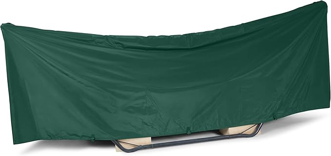 Covermates Hammock Cover - Light Weight Material Weather Resistant Adjustable Buckle Straps Seating and Chair Covers 188W x 58D x 20H Green