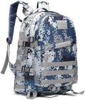Men and Women Outdoor Camouflage Backpack Capacity Hiking and Camping Bag Multi-functional Storage Organizer 40L 3D Backpacks (A15 one size)