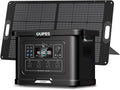 OUPES Exodus 2400 Solar Generator with 100W Panels LiFePO4 Power Station for Camping RVs Home Backup &amp Off-Grid Adventures