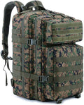 Outdoor Sports Pack Hiking Bag Tactical Rucksack Camo Knapsack Combat Camouflage Tactical 45L Molle Backpack