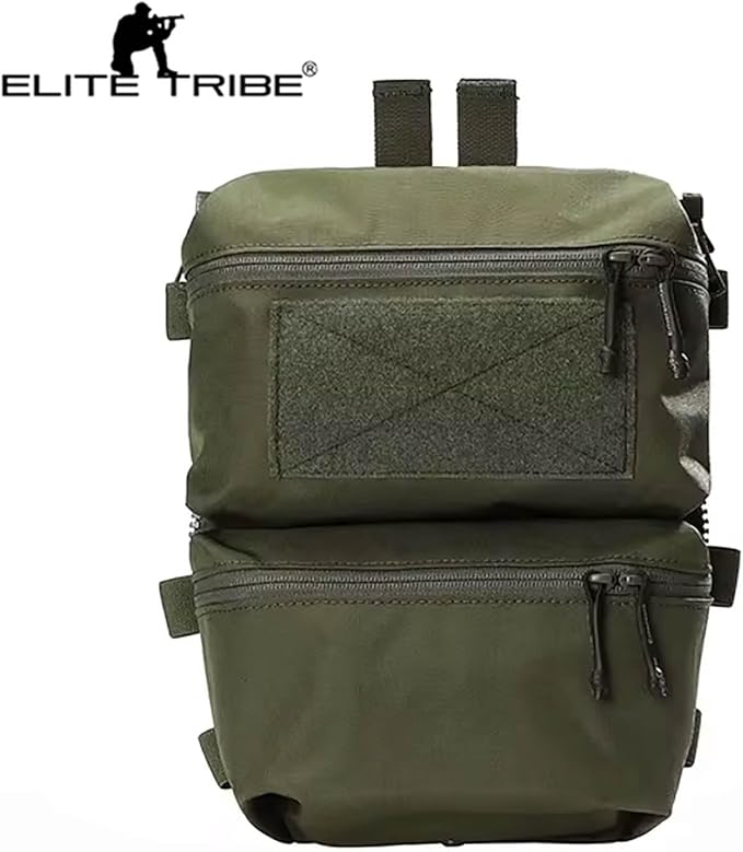 Emerson FRO Style V5 Vest Back Double Pouch Multi-purpose Bag Zip On Backpack (Ranger Green)